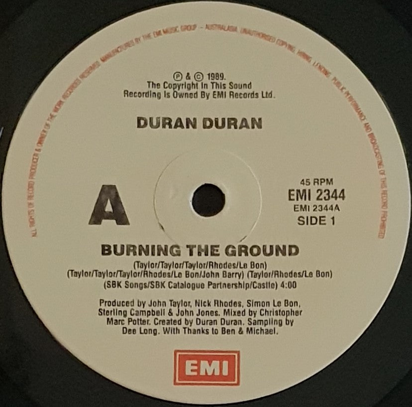 Duran Duran - The Ground Burning Music Album