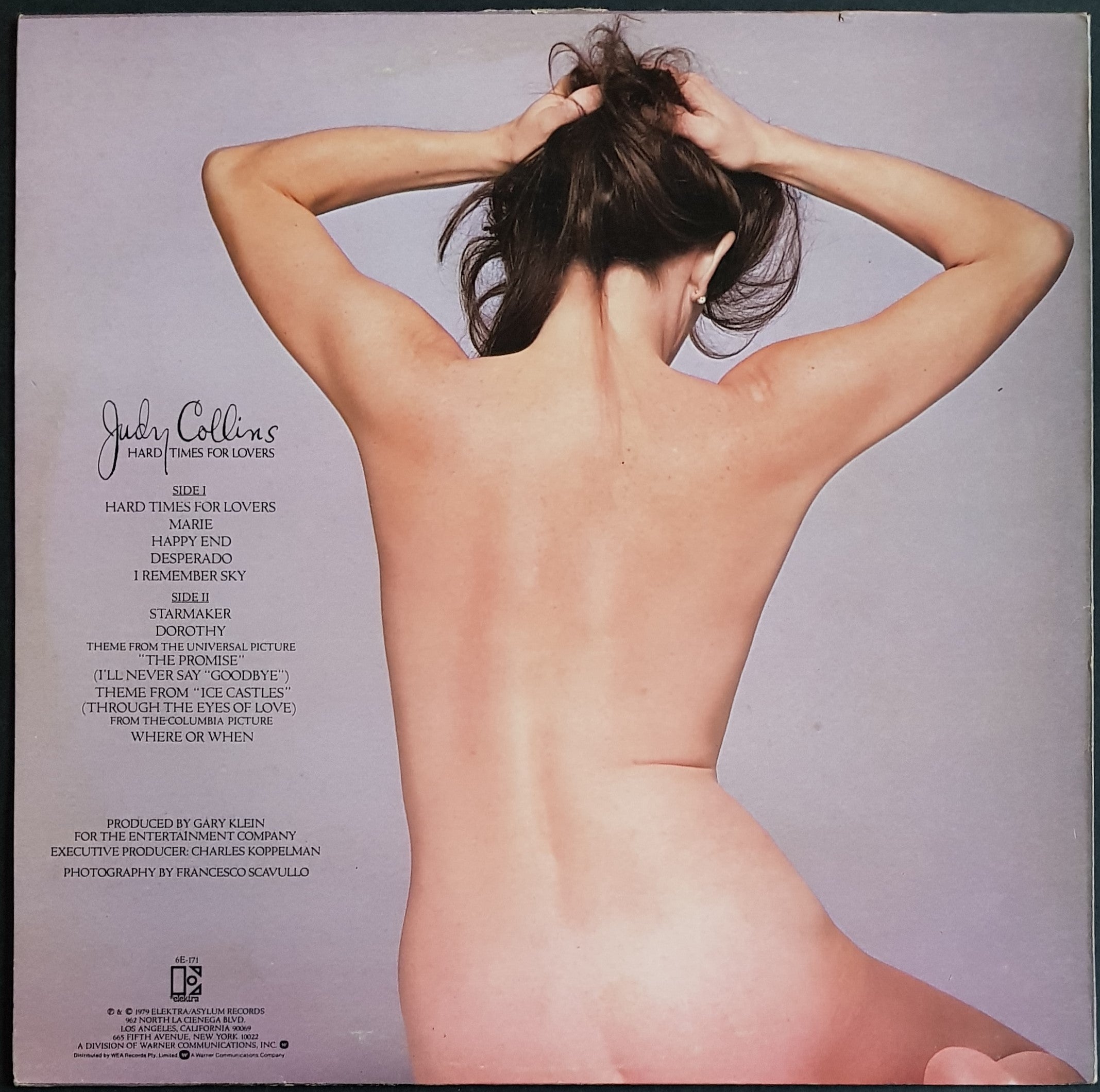 Judy Collins - Hard Times For Lovers, 1979 Elektra Record