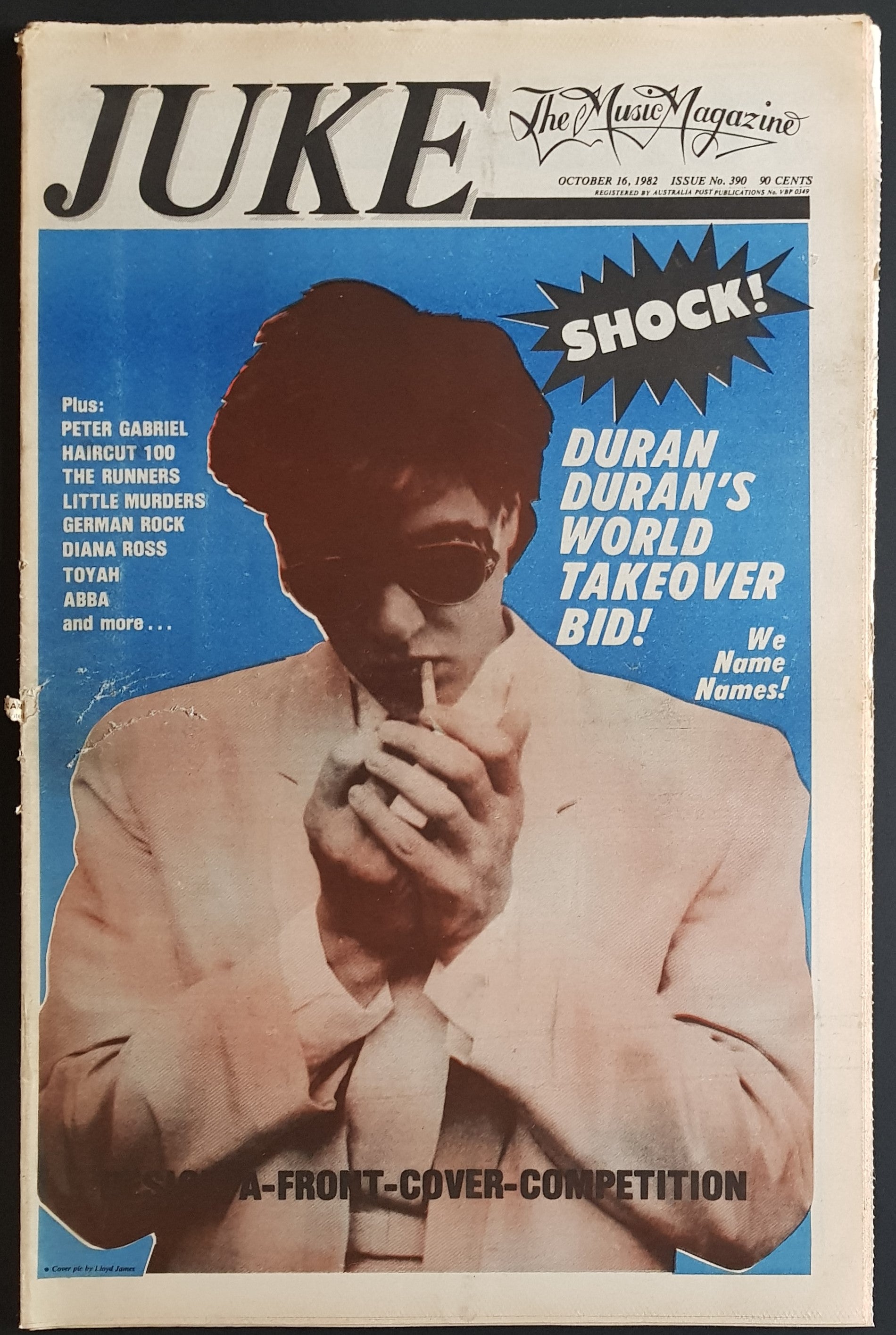 Duran Duran Magazine - October 16, 1982, Issue No. 390 with Simon Cover and Article