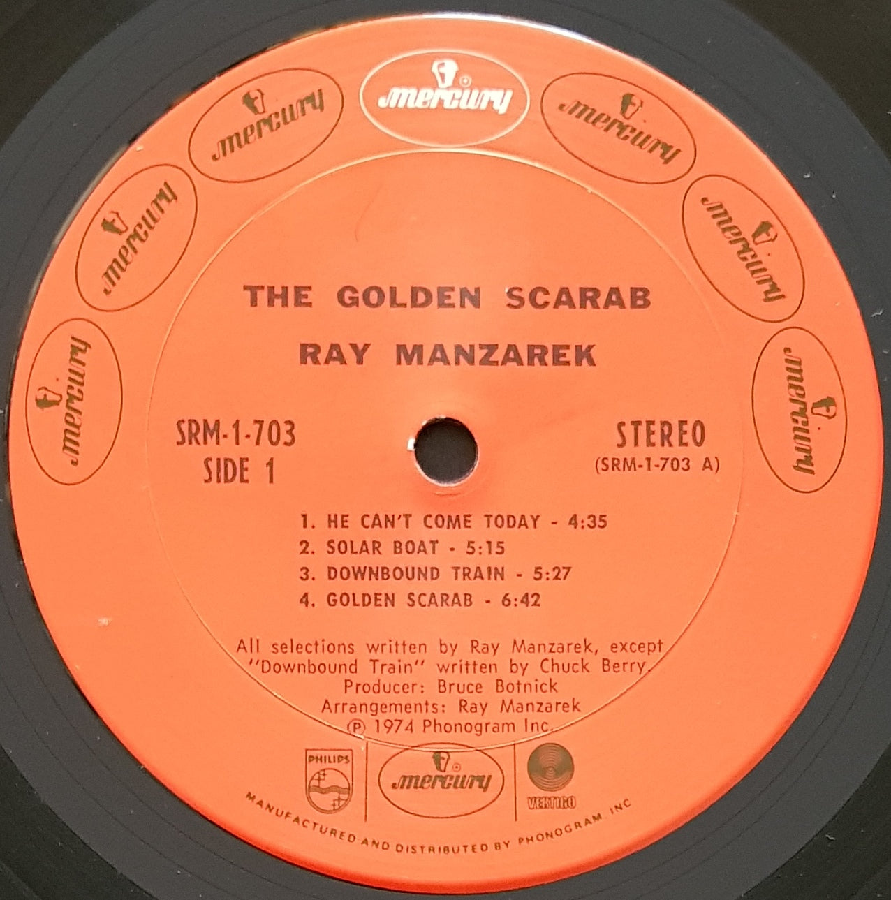 Doors (Ray Manzarek) Vinyl Record - The Golden Scarab