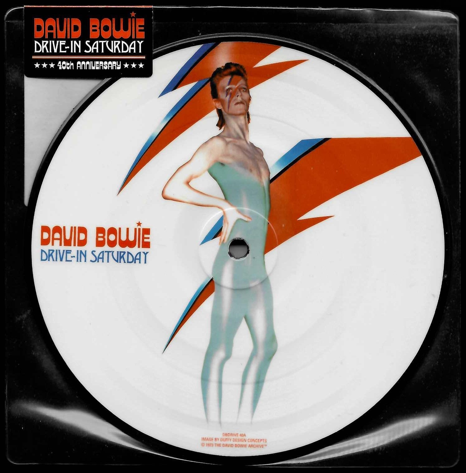 David Bowie's Iconic Song - Drive-In Saturday on 40th Anniversary Picture Disc