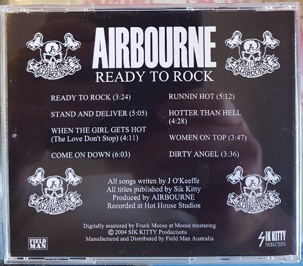 Airbourne - Ready to Rock EP, 2004 Original Release