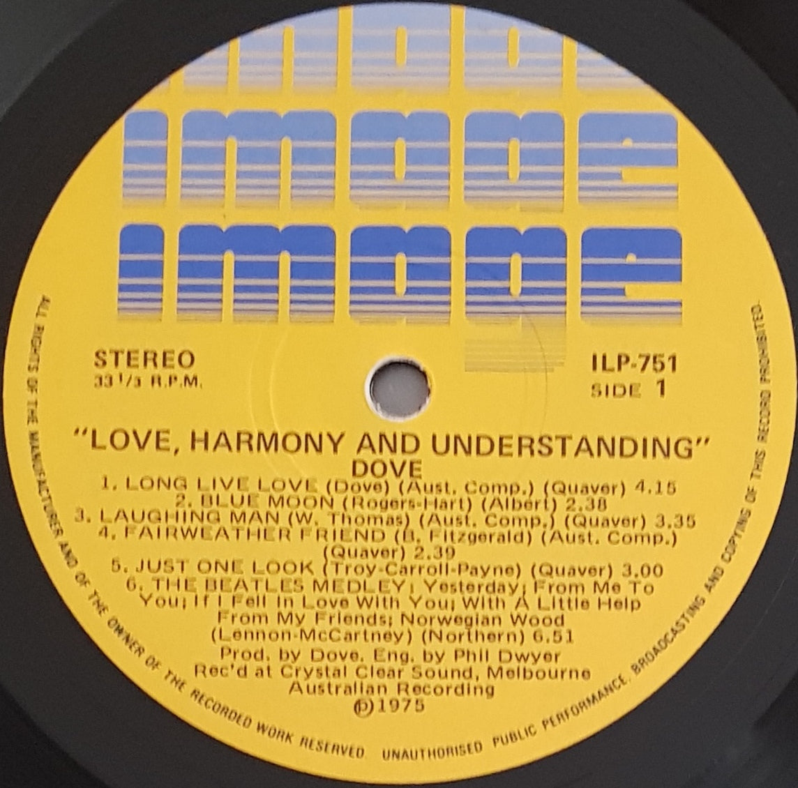 Dove - Love with Harmony and Understanding ILP-751