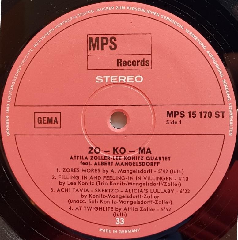 Attila Zoller's Zo - Ko - Ma: A Musical Gem from 1968