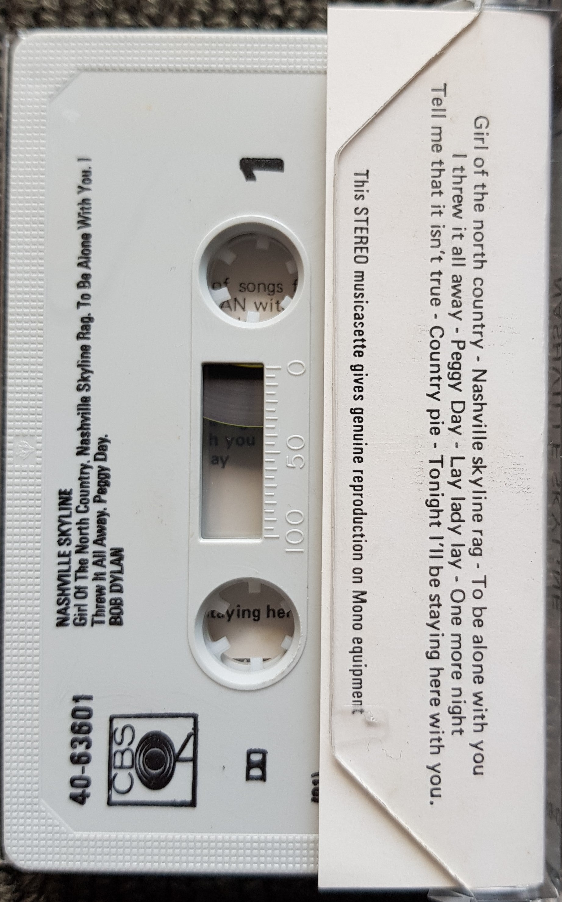 Bob Dylan's Nashville Skyline Album - 1969 CBS Release