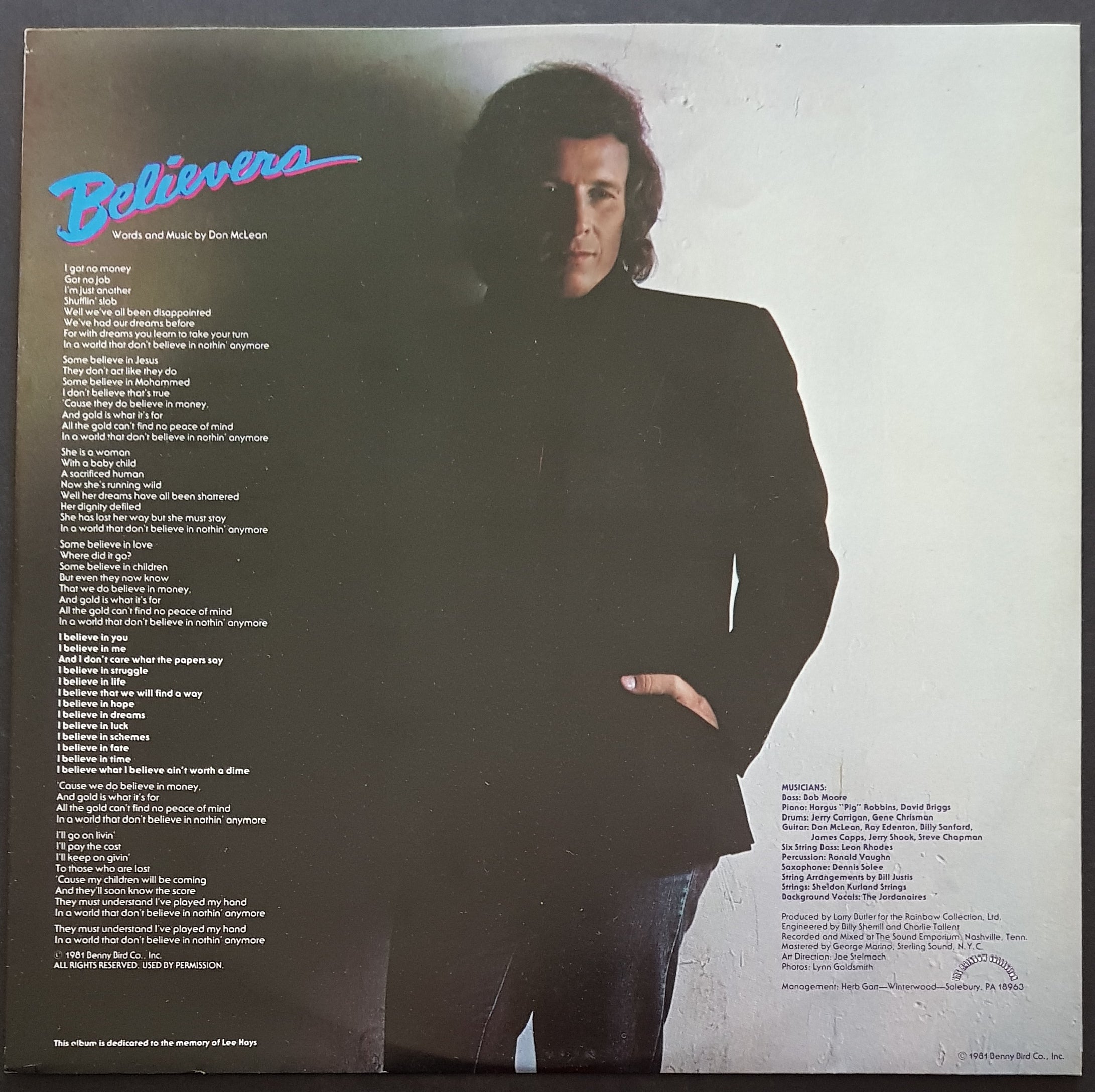 Don McLean's Believers - A Musical Gem from 1981