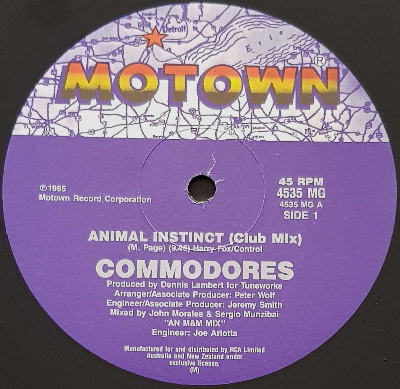 Commodores - Animal Instinct Music Album